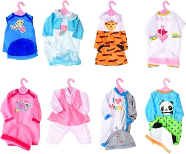 Odjeća za bebu 38–40 cm – 8 vrsta