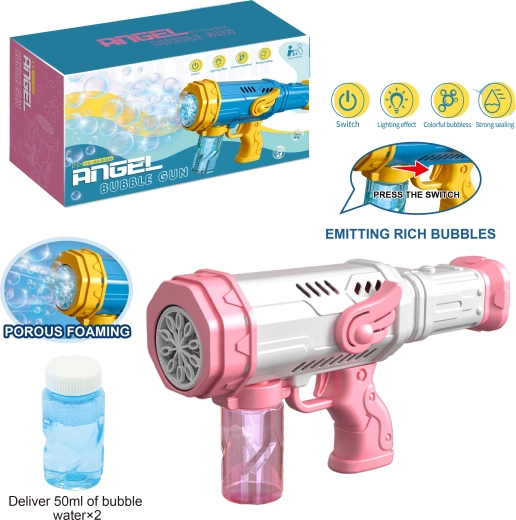 Pištolj za mjehuriće ANGEL s plavim LED svjetlom
