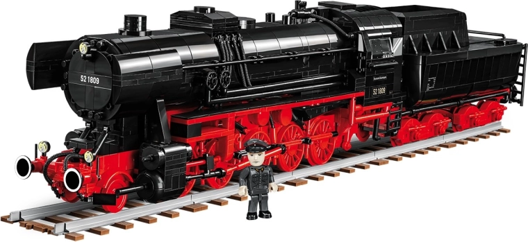 Realistic locomotive with intricate details