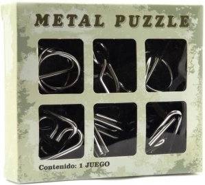Metalne zagonetke – set od 6 komada u kutijici