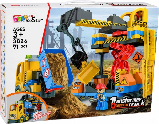 91 pieces for creative construction