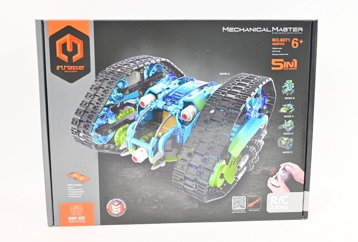 RC građevinski set IM.MASTER tenk "przewrotka" 5 u 1 (662 dijela) - 1 komad