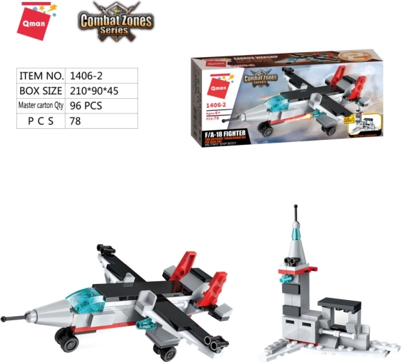 Qman Aircraft Carrier lovac F/A-18 2u1