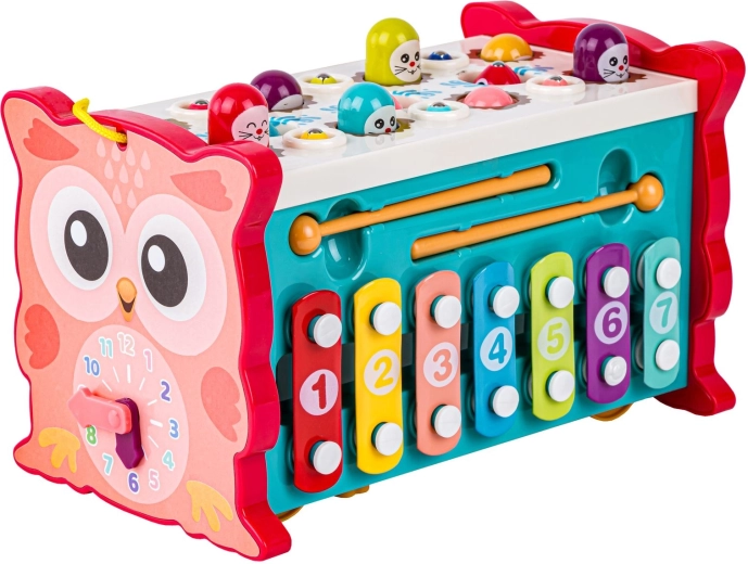 Xylophone with 7 metal keys for the first musical discoveries