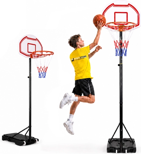 MOVEPRO samostojeći košarkaški koš s podesivom visinom do 210 cm