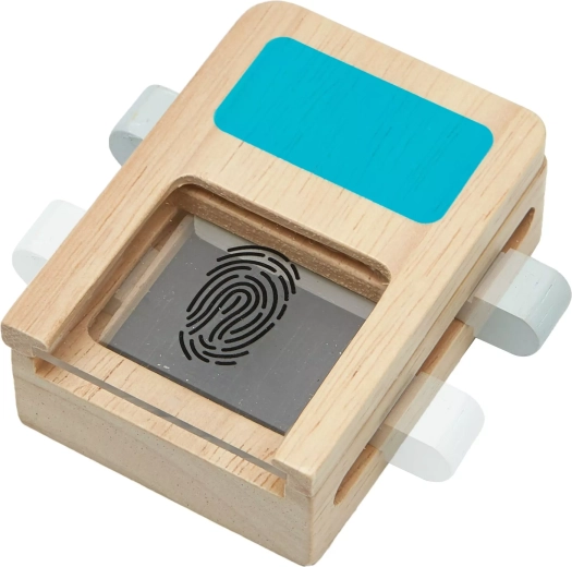 Fingerprint scanner for playing real investigations