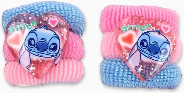 Elastične gumice s ukrasnim srcem STITCH