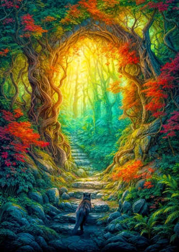 Enjoy puzzle Šumska vrata 1000 dijelova