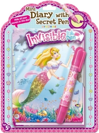 PECOWARE diary with invisible pen Syrenka