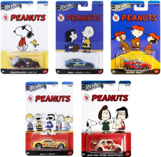 Metalni autić HOT WHEELS Silver Series 75 Years PEANUTS