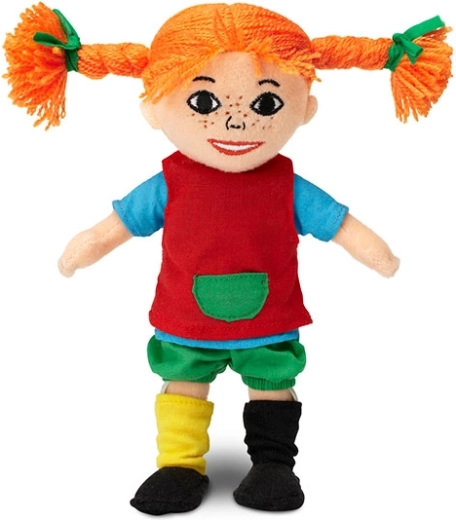 Mekana krpena lutka Pipi Duga Čarapa 20 cm