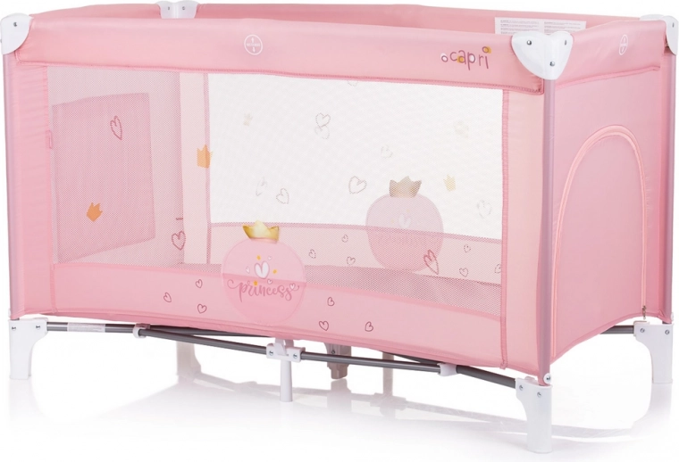 Putni krevetić Chipolino Capri Princess ružičasta