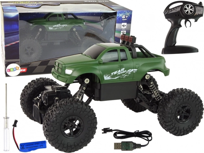 Daljinski upravljani R/C 2,4 GHz 1:18 Zeleni