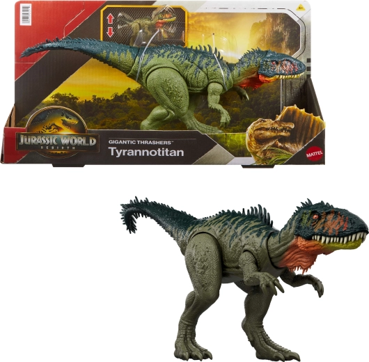 Figurica dinosaura Tyrannotitan Jurassic World Rebirth Gigantic Thrashers 34 cm
