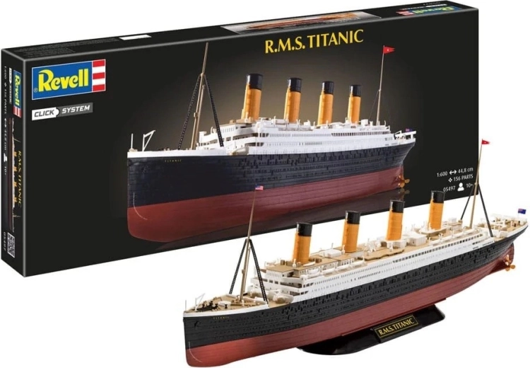Plastični model broda RMS Titanic 1:600 višebojni