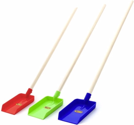 plastična lopata s drvenom drškom wader-polesie