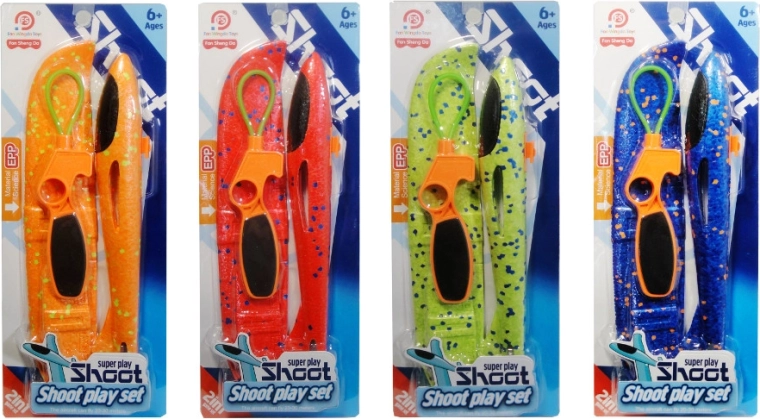 Pjenasti bacački avion s izbacivačem i svjetlom