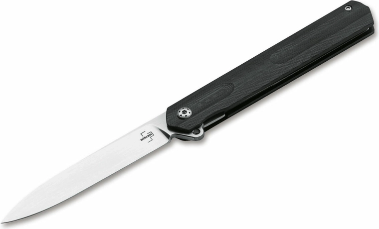 Böker Plus Kyoto muški džepni nož, crni G10, oštrica 8,8 cm