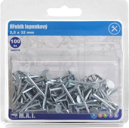 Pocinčani kartonski čavli 32 × 2,5 mm (100 kom)