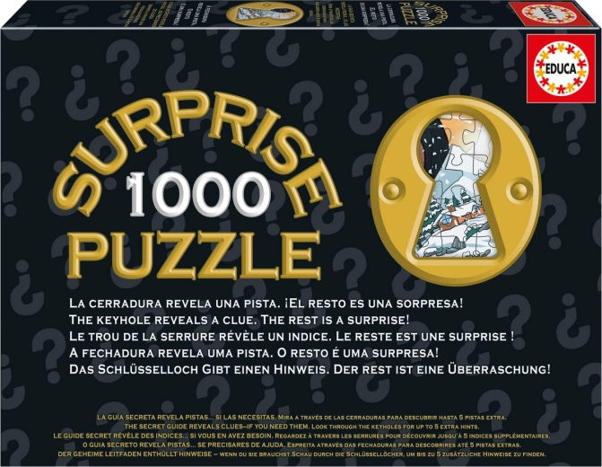 Iznenađenje puzzle Starodavni Božić 1000 dijelova