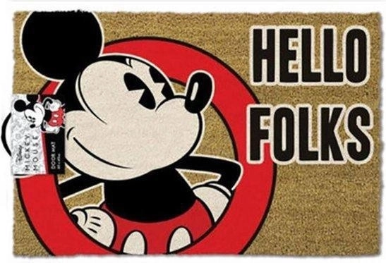 Otirač Mickey Mouse Hello Folks