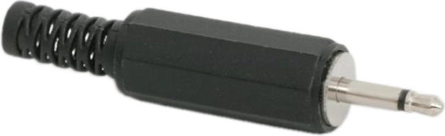 2.5 mm Mono Jack Plug with Strain Relief