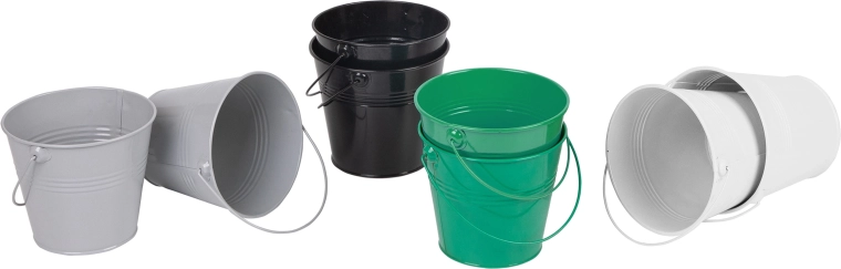Classic World šarena metalna set kanta - 8 kom.