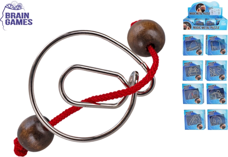 Metalne slagalice Brain Games – set od 8 varijanti