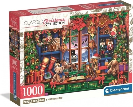 Clementoni 1000-piece puzzle – Christmas shop