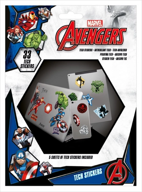Set naljepnica Marvel Avengers – 33 kom