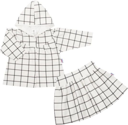 Girls’ 2-piece set New Baby Cool Girls, white