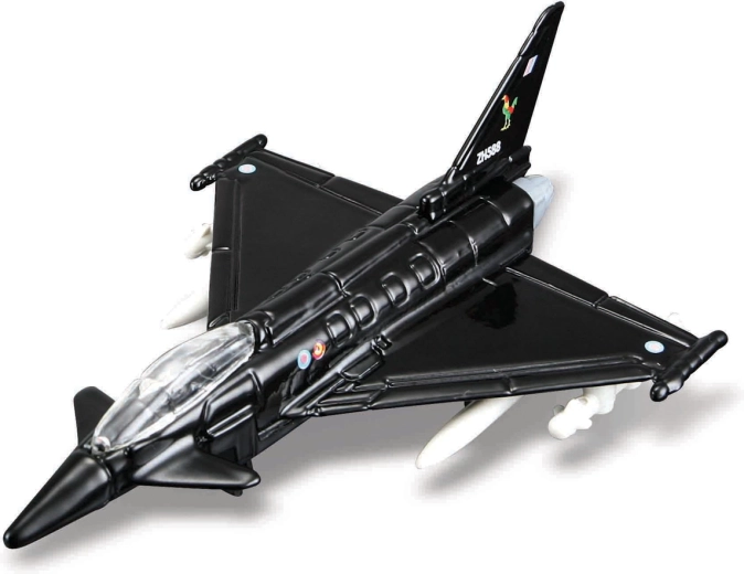 Maisto Fresh Metal Tailwinds metal model airplane EF-2000 Eurofighter black - 1 piece