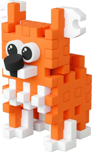 Slatki corgi od pikselastih kockica
