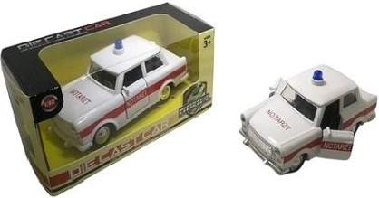 Metalni model automobila Trabant – vozilo hitne pomoći (pogotowie)