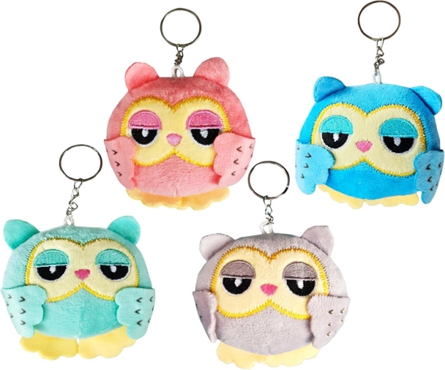 Plišana privjesnica sovičica 8 cm