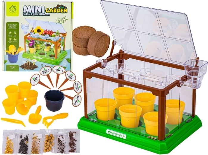 Mini staklenik za djecu s dodacima