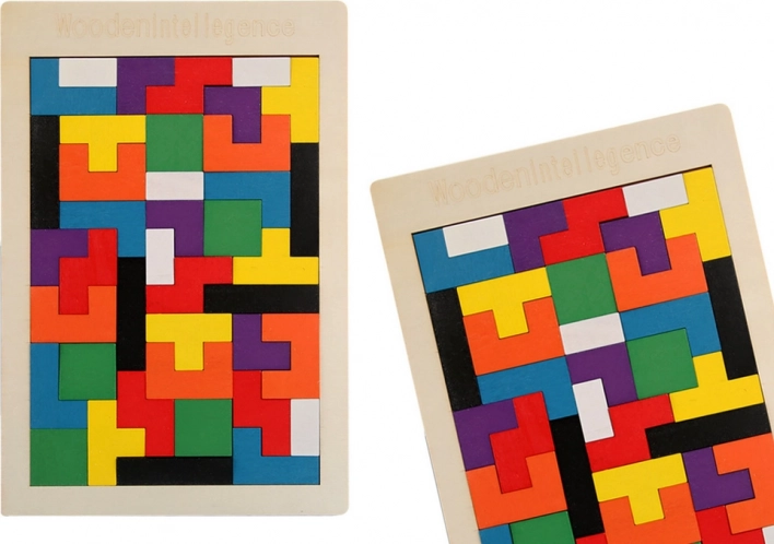 Drvene logičke puzzle 40 dijelova