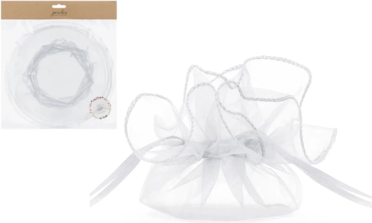 Bijele organza poklon vrećice 25 cm