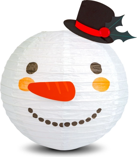 Cheerful snowman for a festive Christmas atmosphere