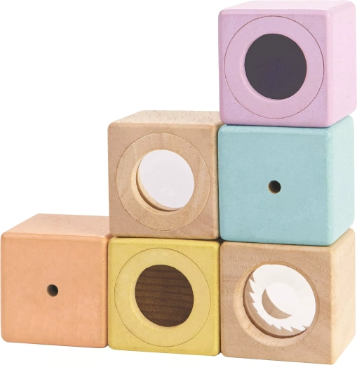 Senzorne kocke PlanToys (6 kom)