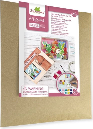 Artissimo mini world in a box – cozy living room