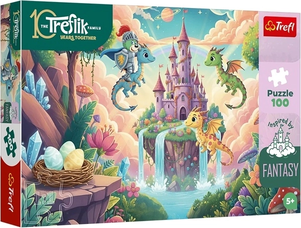 Trefl slagalica 100 dijelova – Vitez Treflík u fantasy svijetu