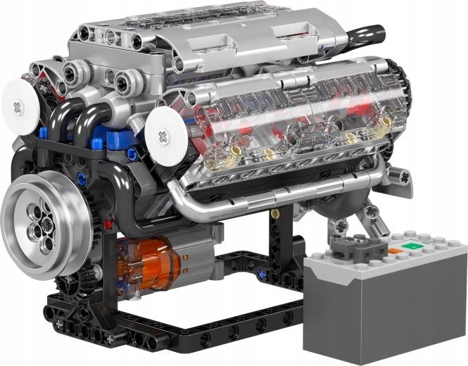 Konstrukcijski set V8 motora Mould King s 552 dijela