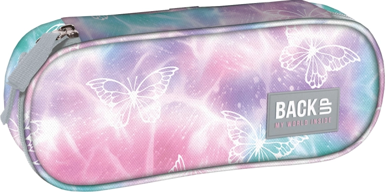 Matching zip-around pencil case with reinforced construction