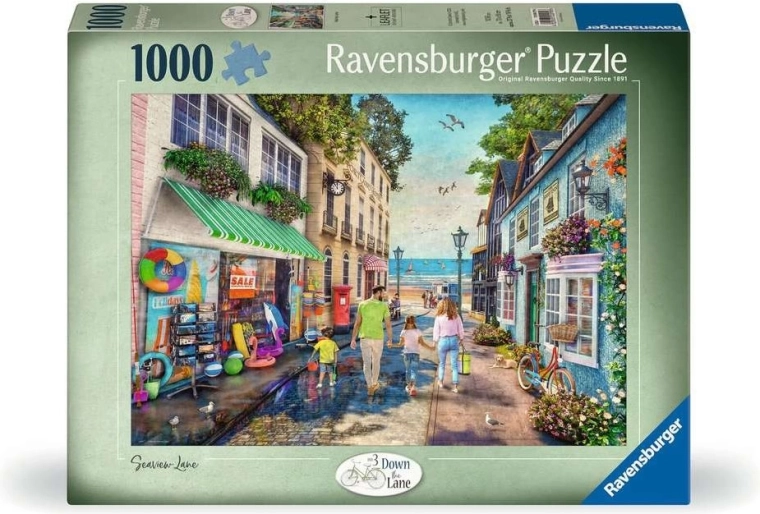 Ravensburger puzzle Down the Lane br. 3: Primorska uličica 1000 dijelova