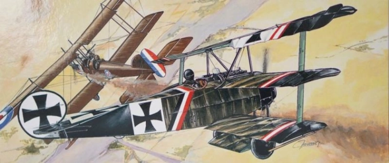 Model zrakoplova Fokker Dr.1