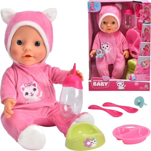 Lutka Simba New Born Baby slatka beba u pidžami s dodacima 30 cm