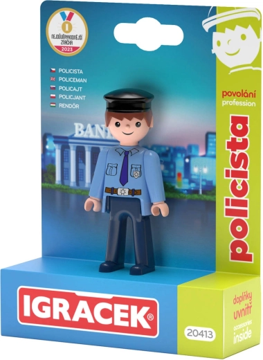 Efko Igráček policajac – set zanimanja, figurica s dodacima