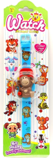 Children's digital watch with 3D animals - 1 piece
