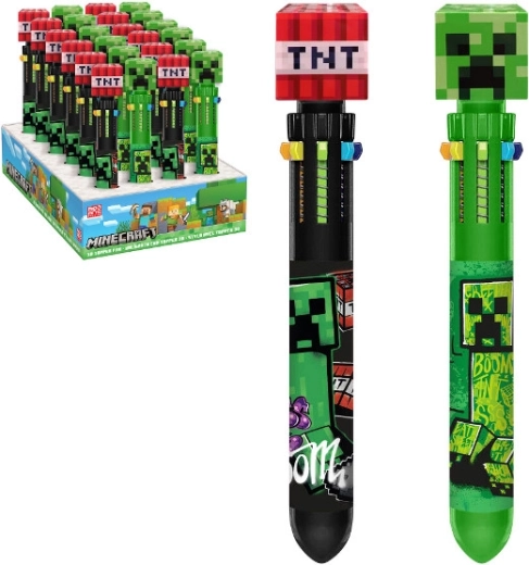 Minecraft višebojna kemijska olovka (10 boja)